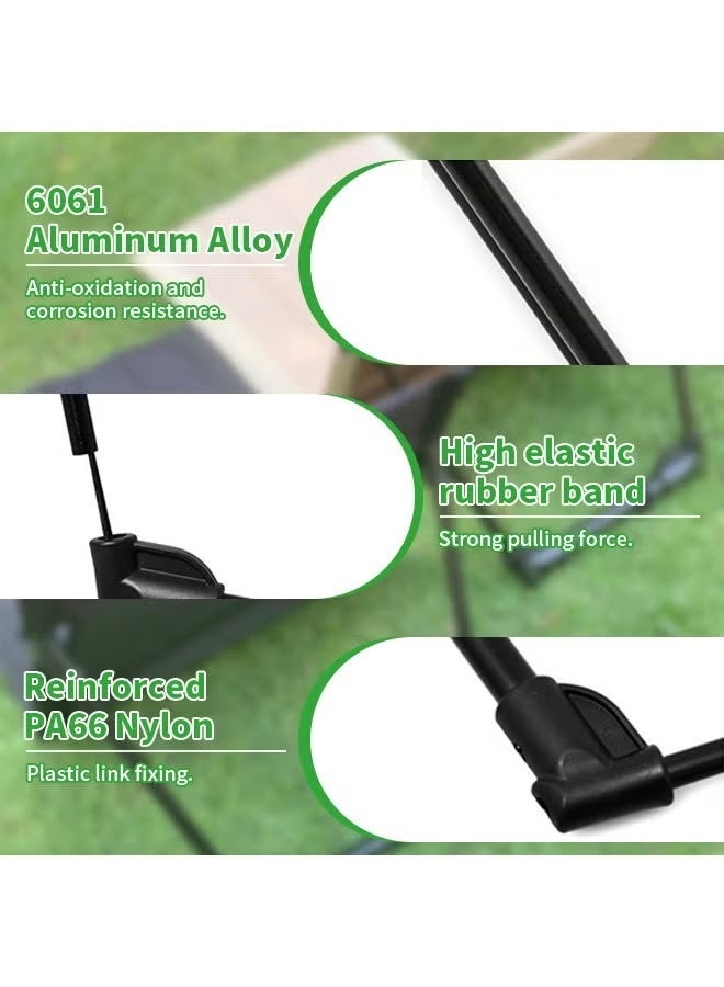 YQLIFE Folding Chair for Camping Single Beach Mat Lazy Chair With Backrest One-Step Assembly Portable Camping Floor Chair For Holidays Garden Park Beach BBQ - Image 3